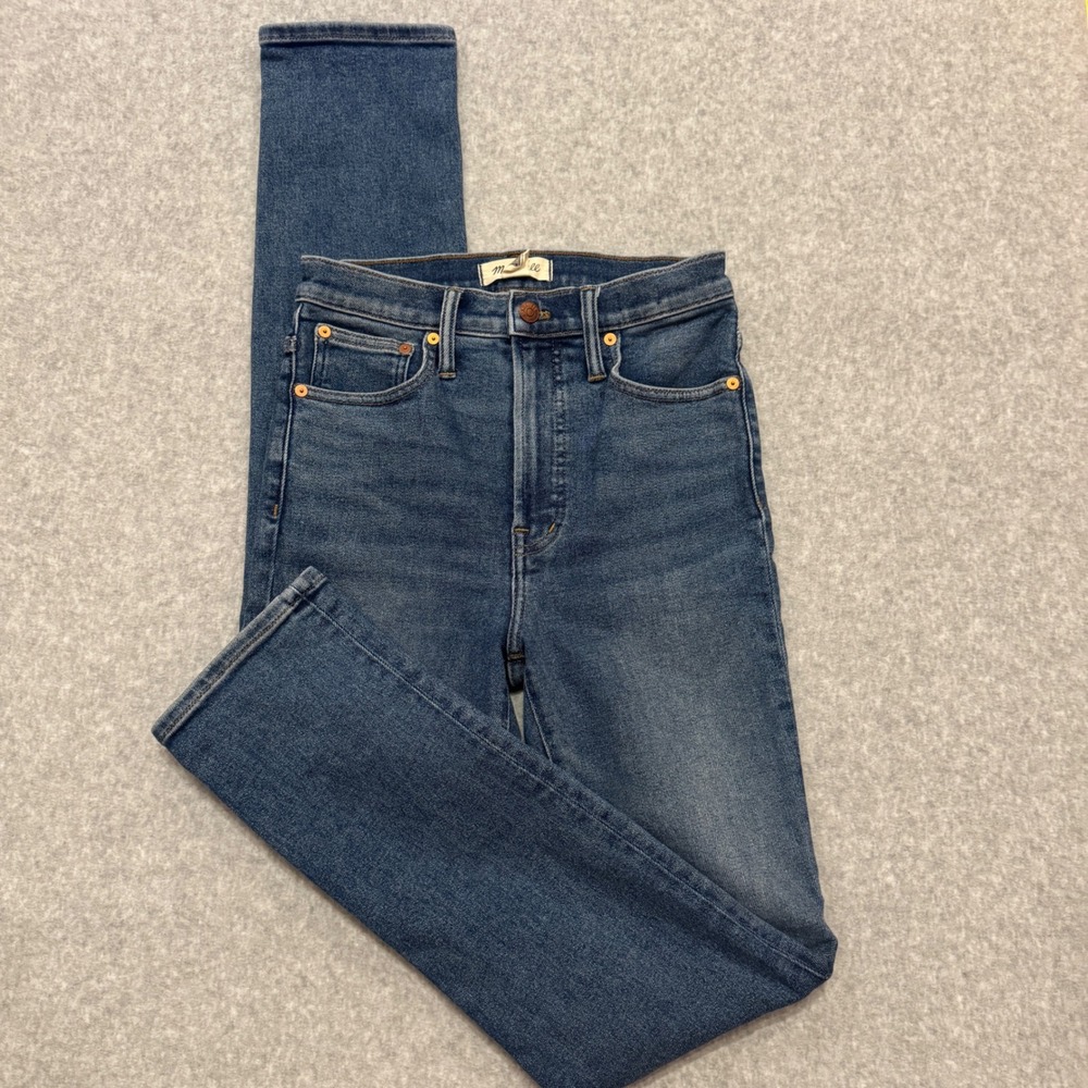 Madewell The Perfect Vintage Jean Medium Wash High Rise Straight Leg Denim 26